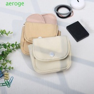 AEROGEM Mini Portable Coin Purse, Card Organizer Solid Color Student Simplicity Wallet, Small Lipsti