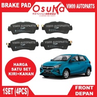 OSUKA Front Brake Pad Perodua Axia D74A