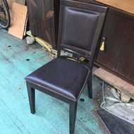 餐椅，皮革椅，原木家具 二手家具 中古家具 Dining Chair