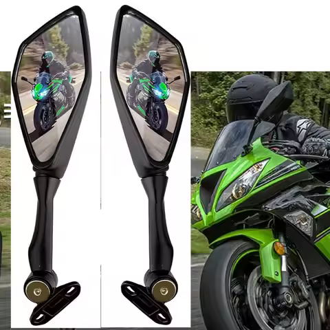 Motorcycle Rearview Mirror Kawasaki Ninja ZX6R ZX636 2009-2023 Pulsar RS200 R15 V3 V2 CBR150R Ninja6