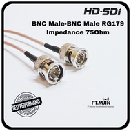 LP Rg179 BNC male to BNC male Jumper Cable Length 30Cm