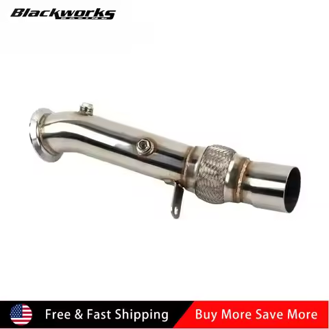 Exhaust Pipe MT001162 Fit for BMW 3.5" N55 2011-2014 for 2010-2014 BMW 535i GT & 535ix Gran Turismo 