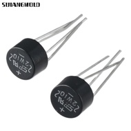 SIJIANGMOLD 20PCS 2W10 Bridge Rectifier, DIP-4 Single Phase Silicon Diodes, Durable 2A 1000V 2W10 DI