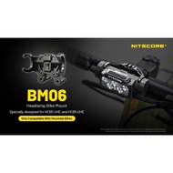 Nitecore BM06 HC60 UHE And HC65 Headlamp Mount For Bicycles