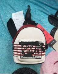 Coach Disney Mickey Mouse X Keith Haring small west backpack, 米奇，廸士尼，背包