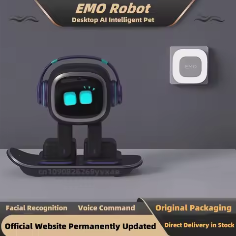 Ai Desktop Pet Emo Robot Handsome Senior Intelligent Electronic Automation Eilik Robots Interaction 