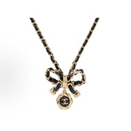 Chanel 雙C 蝴蝶結項鍊