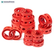 NANASALONNN Car Shock Absorber Spring Bumper Power Cushion Buffer Auto Buffer Red Buffer Pad Type A/