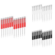SJYJ-12 Pcs Pocket Screwdriver Top and Clip Flat Blade Screwdrivers for Mechanical Electrician Repai
