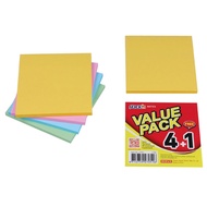 Hopax 3x3in Notes Value Pack 4+1 (27051)