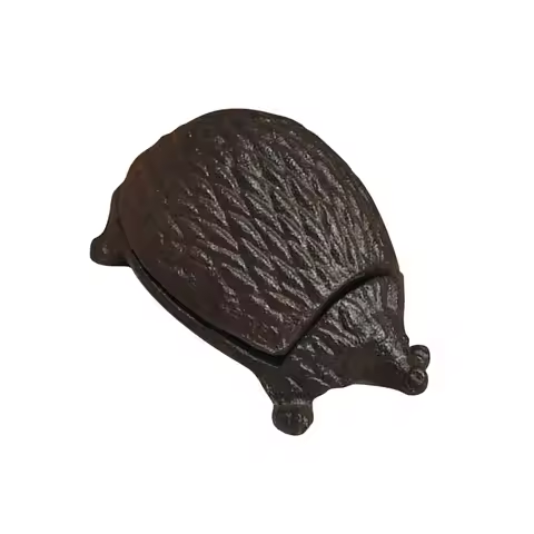 Cast Iron Turtle Key Box Discreet Animal Shaped Outdoor Key Holder Blends with Foliage Front Porch B