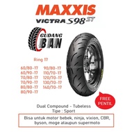 Maxxis Victra Ring 17 Ban Luar Motor Tubeless 60 80 90 70 110 120 130