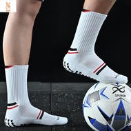 GGR กันลื่น ถุงเท้าฟุตบอลกันลื่น ครึ่งน่อง การจ่ายกาว ถุงเท้าผ้าขนหนูฟุตบอล ถุงเท้ากีฬาผู้ชาย ไม่ลื่นหลุด ถุงเท้าจับสำหรับฟุตบอล สำหรับผู้ใหญ่