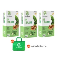 (3 กล่อง แถมฟรีถุงผ้า ) EV9 S Balance อีวีไนน์ สมุนไพรลดน้ำตาล อาหารเสริมลดน้ำตาล บำรุงตับ สกัดจากสม