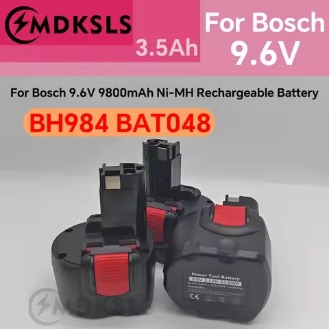 2026 New BAT048 for Bosch 9.6V 3500mAh Ni-MH Rechargeable Battery Power Tools Battery for Bosch PSR 