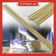 【FEELING】10 PCS Brass solution flux core fusible welding wire electrode tool 1.6MM x25CM