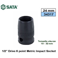 MATA Sata 34317 Shock Wrench Socket Impact 1/2 Inch 24 mm