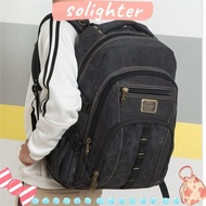 SOLIGHTER Travel Backpack, 50L Wear-Resistant Men Shoulders Bag, High Quality Large Capacity Thicken