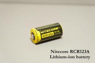 【Mr.W-缺貨中】NITECORE 16340 保護板鋰電池 3.7V 650mAh RCR123A (NL166)