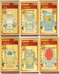 ( 全新 ) ( 玩具精品 ) 橫山宏 A.F.S MEDICOM KUBRICK MA. K. CHAPTER 2 ( 一套共六款 ) MAK MA. KUB