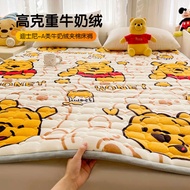 super single foldable mattress foldable mattress kids Disney Milk Velvet Mattress Cushion Home Winter Student Dormitory Single fleece-lined Mattress Cushion for Rental