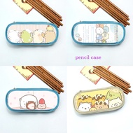 sumikko gurashi Pencil Case Canvas Zipper Pencil Bag Stationery