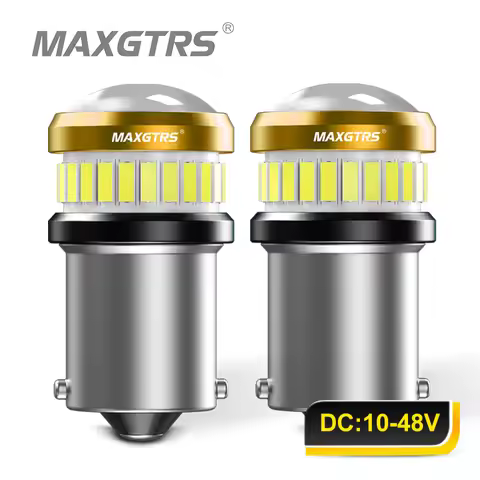 2x 10-48V 1156 BA15S P21W 2405 1157 P21/5W 2412 Bau15s BAY15D 2409 Car Bulb LED Lamp Reverse Brake T