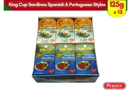 Kingcup Premium Spanish and Portuguese Style Sardines 12 cans per tray