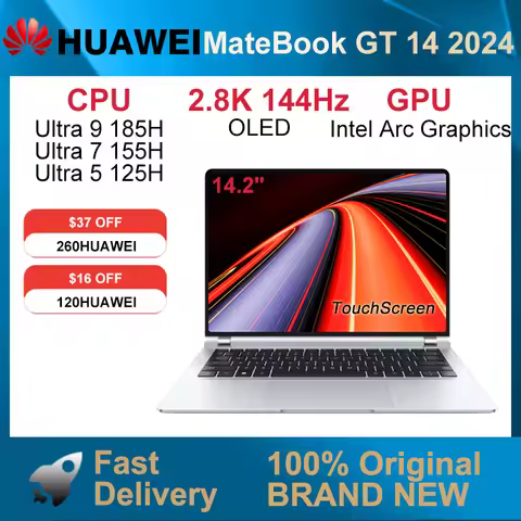2024 HUAWEI MateBook GT 14 Laptop Ultra 9-185H/Ultra 7-155/Ultra 5-125 Notebook 14.2-inch 2.8K OLED 