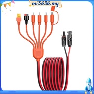 Power Cord Charging Cable 1.8m  Solar Panel Connector for   DC7909 DC653012AWG Energy Storage