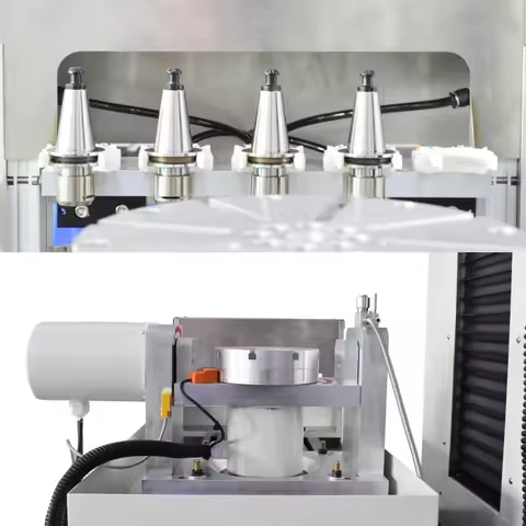 ATC Spindle Metal Engraving Milling Cutting Machine 5 Axis CNC Router 3040 With Servo Motor RTCP and