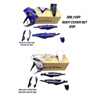 YAMAHA SRL115FI BODY COVER SET DOCTOR STICKER TANAM EXR GP EXR WHITE