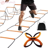 [COD] Soccer Speed Ladder, Foldable Carbon Steel Agile Ladder, Durable Instant Set-up Multifunctiona