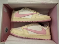 (US6) AIR JORDAN 1 LOW OG SP Travis Scott shy pink 倒勾 ［US 6]