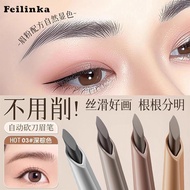[Beginners Must-Have] Double-Headed Blade Eyebrow Pencil Waterproof Sweat-Proof Natural Long-Lasting