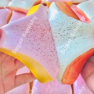 Sugar Squishy Pink/White Sticky Toast Slow Rising Squishy