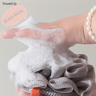 [fnuwtriy] 1 Piece Of Soft Loofah Sponge Bath For Soap 2-in-1 Soap Dispenser And Body Scrub Bathroom