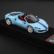 Ferrari Miami BBR 1/43 Ferrari 296 GTS 2024 Miami Charle Customized Edition Racing Car Model
