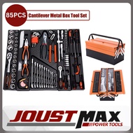 85Pcs Heavy Duty Cantilever Metal Tool Box Set Ratchet Set Spanner Set