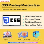 CSS Mastery Bootcamp 2023: Flexbox, Grid & Sass in Action