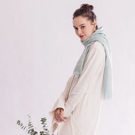 【輕奢】Luna小清新薄荷綠純羊絨Cashmere圍巾(共四色)