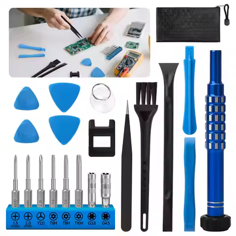 21PCS Security Screwdriver Kit for PS4/PS5 Controller Repair, Includes Y2.0,T6H,T8H,T10H,Ph00,PH000,