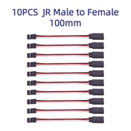 10Pcs 100mm 150mm 200mm 300mm 500mm Servo Extension Cable Servo Wire For RC Futaba JR Male to Female