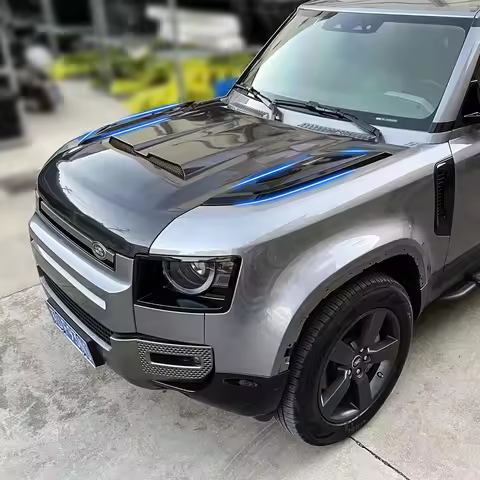 Front Side Hood Vent Trim Cover for For Land Rover Defender 90 110 2020+