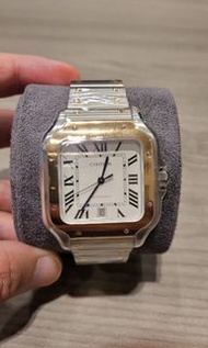 Cartier  Santos de Cartier 腕錶 卡地亞金鋼山度氏 W2SA0009