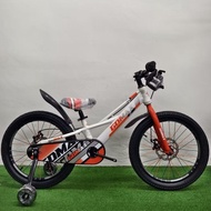 20 GOMAX BICYCLE WITH DISC BRAKE AND SIDE WHEEL