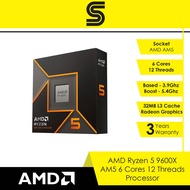 AMD Ryzen 5 9600X AM5 6 Cores 12 Threads Processor