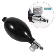 WOAY 1Pcs Blood Pressure Latex Bulb, Pump Hand Squeeze Replacement Inflation Bulb Pump,  Black Manua