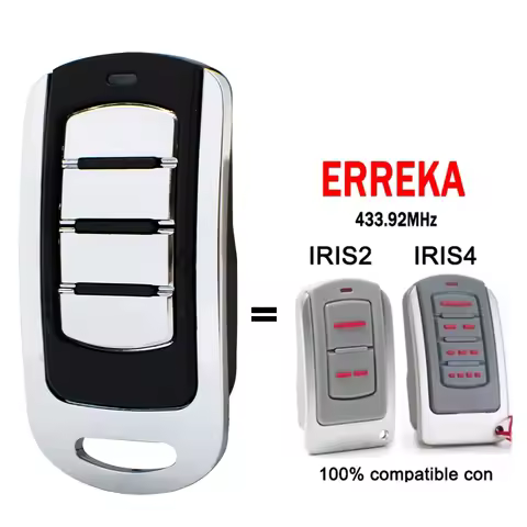 ERREKA IRIS2 IRIS4 Garage Remote Control 433.92MHz Gate Door Opener