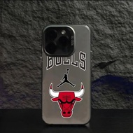 Rci427 Premium Matte Hard Casing Hp BULLS Case Aesthetic Compatible For Iphone 7 8 7plus X Xr 11 12 